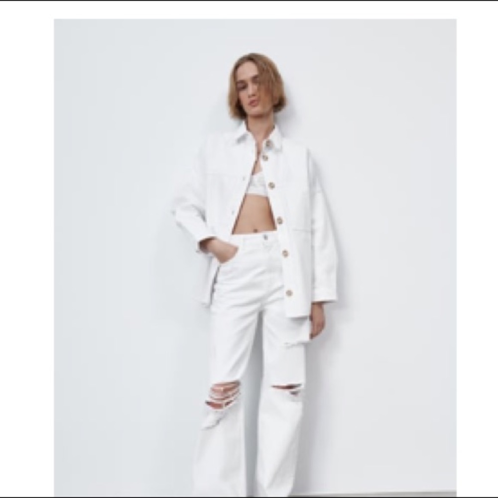 Zara denim overshirt jacket